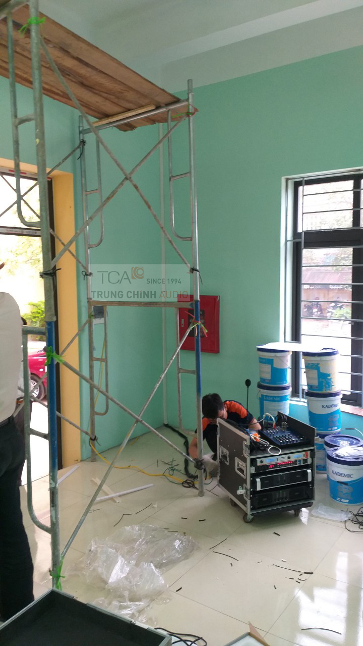TCA lắp đặt bộ dàn âm thanh hội trường cho UBND xã Đại Đồng, Thạch Thất, TP. Hà Nội